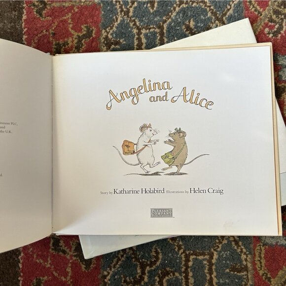 Angelina Ballerina 4 books - Christmas Vtg HC Pb Mix Fairy Balletcore Feminine - Picture 14 of 16